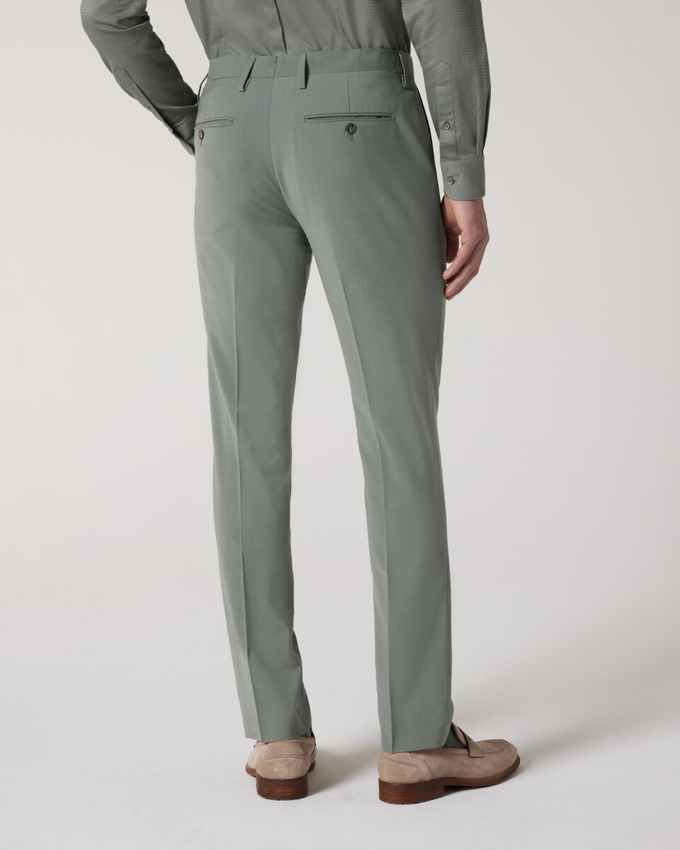 Slim Stretch Wool Blend Tailored Pant, Sage, hi-res